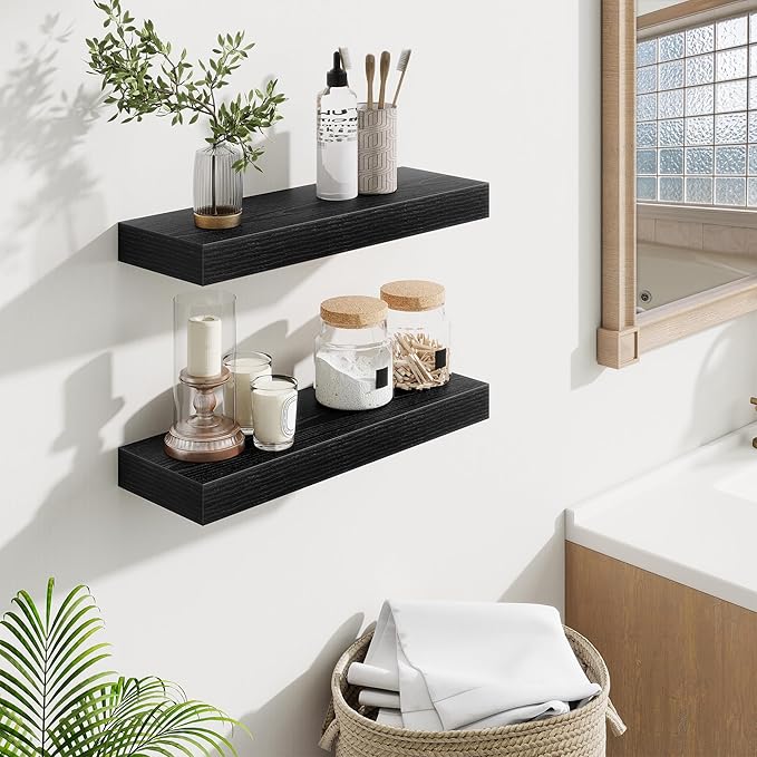 Fun Memories Floating Shelves Bathroom