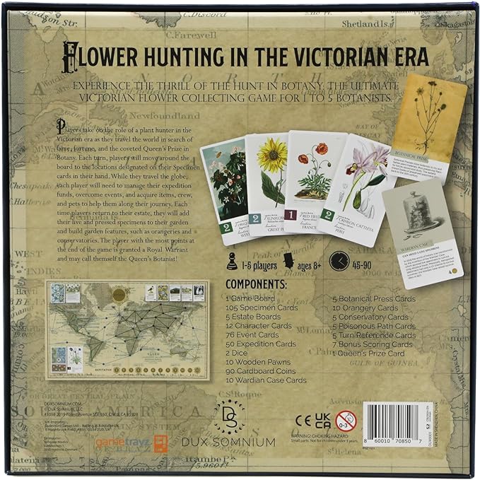 Botany Board Game | Family Strategy Game for Young Botanists and Adults | Ages 8+ | for 1-5 Players | Average Playtime 45-90 mins | Perfect for Family Game Night