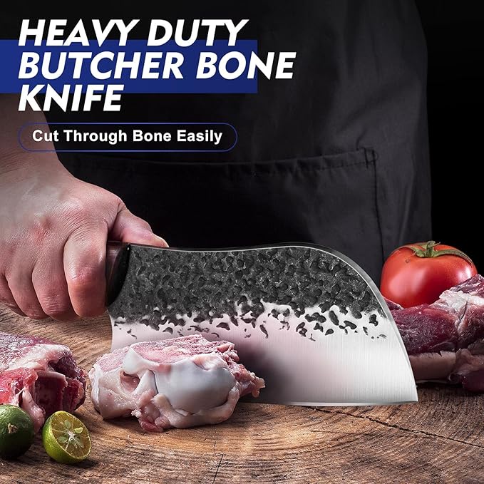 Topfeel 8PCS Chef Butcher Fish Knife Set