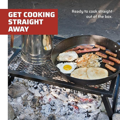 Camp Chef Lumberjack Over-the-Fire Grill with Sturdy Legs