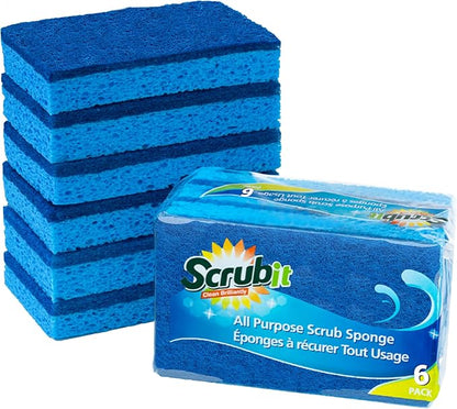 SCRUBIT Kitchen Scrub Sponges