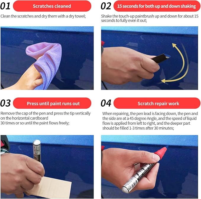 Carhoo B05 Monte Carlo Blue Touch Up Paint Compatible with BMW 3/5 Series/Alpina/M3/M5/X5/X6 (16ml)