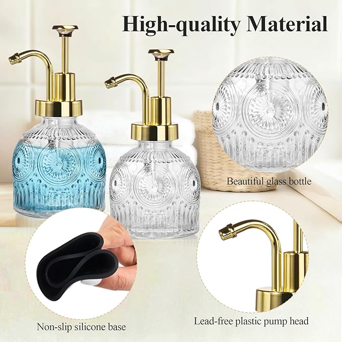 SheeChung Vintage Soap Dispenser, Kitchen Dish Soap Dispensers