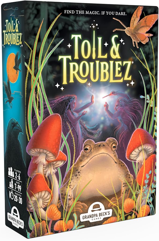 Grandpa Beck's Games Toil & Troublez | from The Creators of Cover Your Assets | Fun Push Your Luck Card Game | for Kids, Teens, and Adults | 2-6 Players, Ages 7+