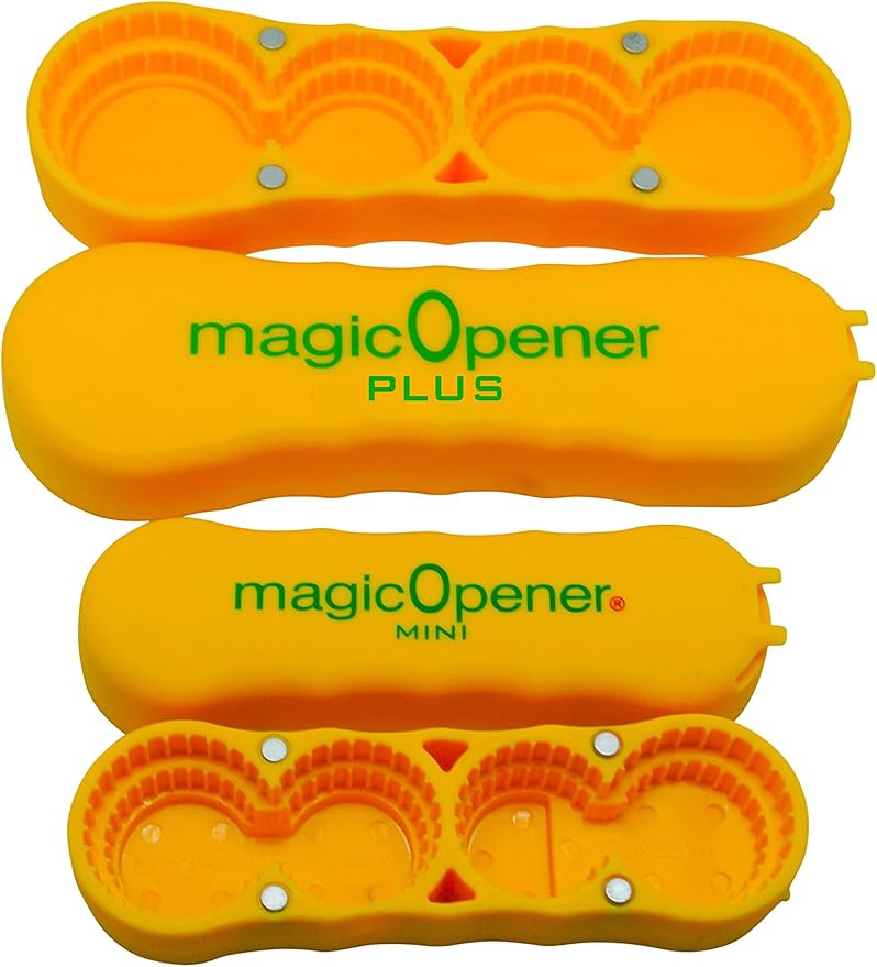 magic Opener COMBO – 1 mO MINI for small plastic caps & 1 mO PLUS for larger