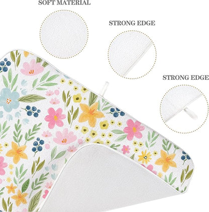 Spring Dish Drying Mat 18x24 Inches