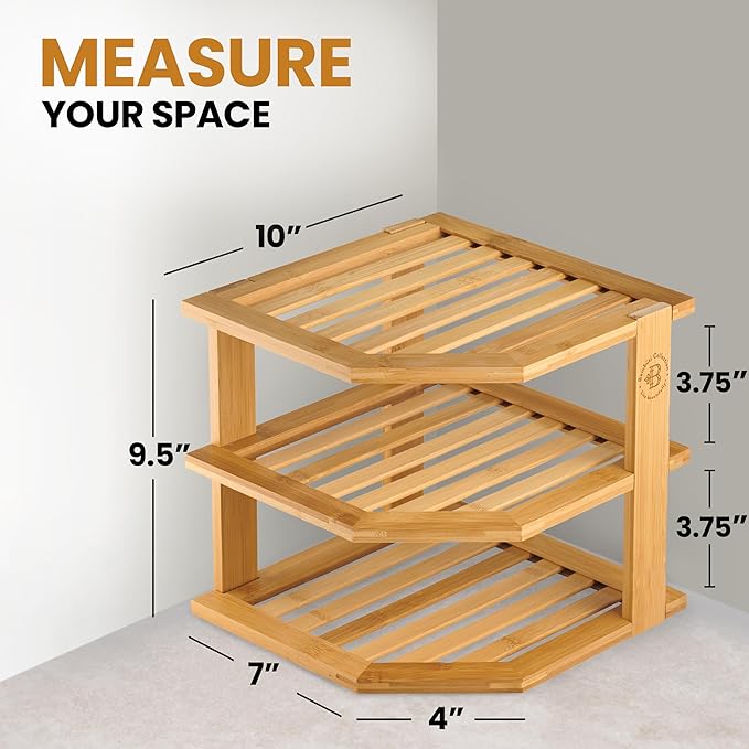 2-Pack Plate Organizer for Cabinet