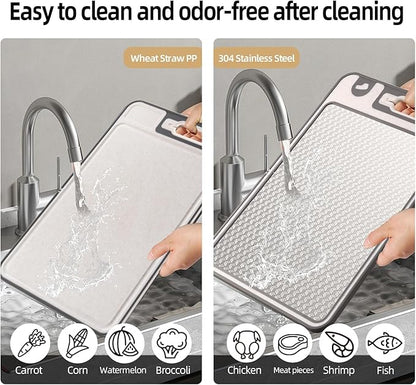 2 In 1 Cutting Boards Non Toxic