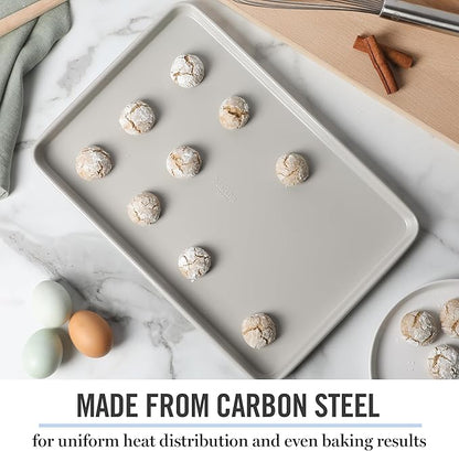 Martha Stewart Gallen 15 x 10 Inch Nonstick Carbon Steel Cookie Sheet – Cool