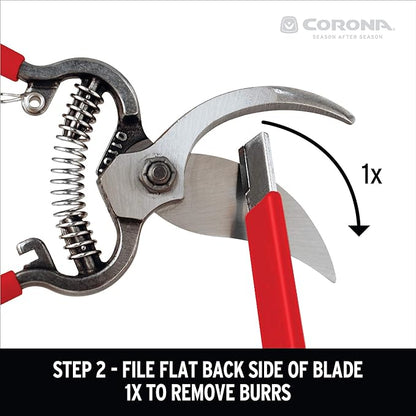 Corona Tools Handheld Garden Tool Sharpener– Blade Sharpener