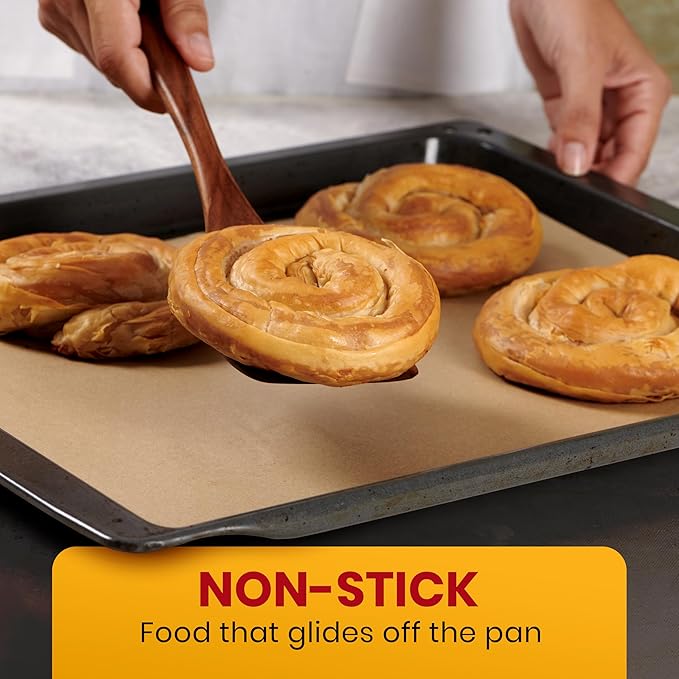 Full Sheet Pan 16 x 24 Inch Parchment Paper Baking Sheets by Baker’s Signature