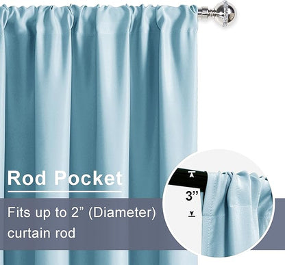 JIUZHEN Blackout Curtains for Bedroom