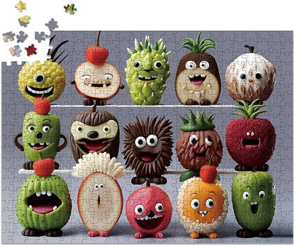 500 Pieces Jigsaw Puzzles for Adults and Teens and Kids Family Happy Games Puzzle Monster Series (Happy Fruits)