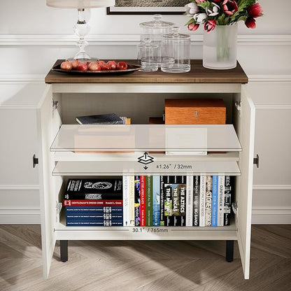 Multifunctional Buffet Sideboard Cabinet Farmhouse Modern Storage Cabinet