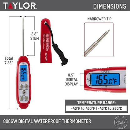 Taylor Digital Instant Read Meat Thermometer