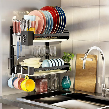 Hanging Wall Mounted Dish Drying Rack