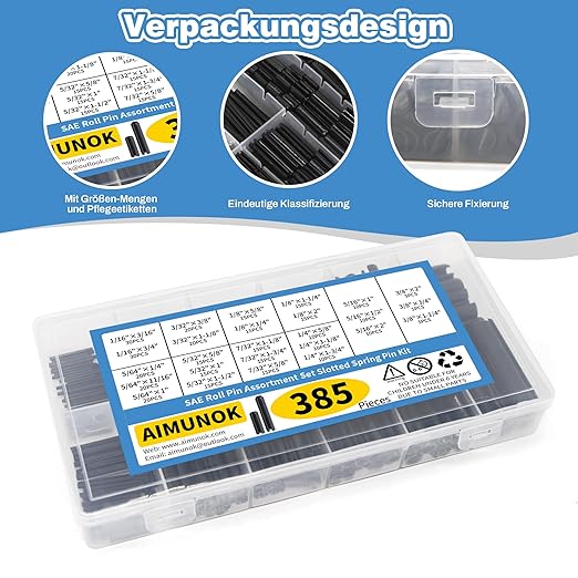 385PCS Roll Pin Set