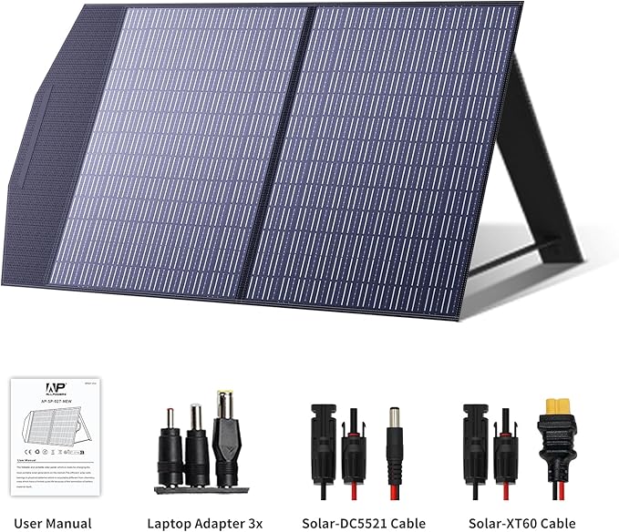 ALLPOWERS SP027 100W Foldable Solar Panel, 23% Efficient IP67 Waterproof