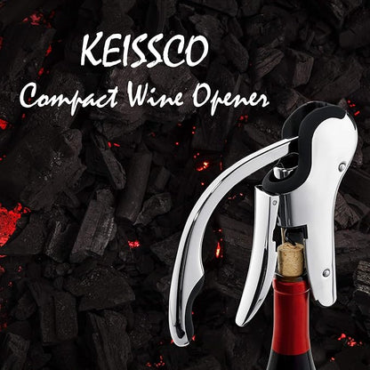 Stainless Steel Wine Opener Compact Vertical Corkscrew Wine Bottle Opener