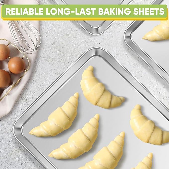 TeamFar Stainless Steel Baking Sheet, 20’’ x 14’’ Large Baking Sheet Pan