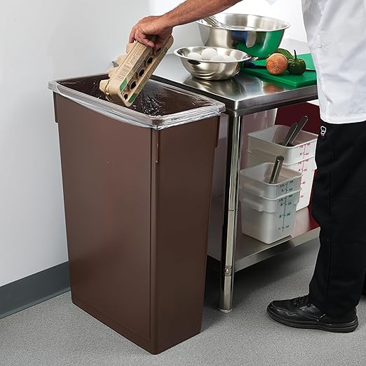 Winco Slender Trash Can