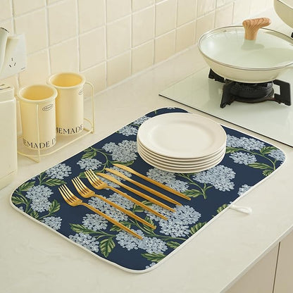 Spring Dish Drying Mat 18x24 Inches
