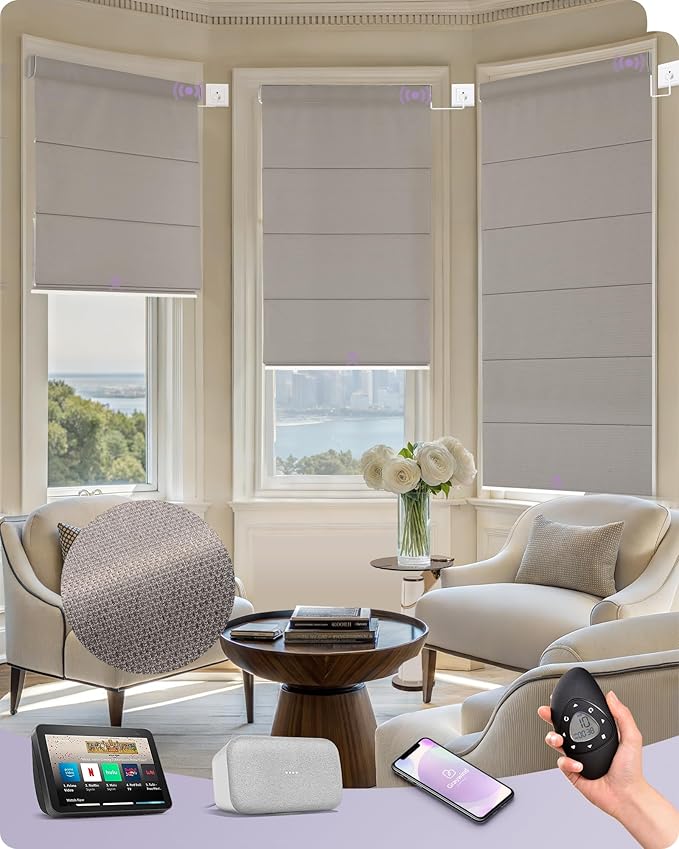 Graywind Smart Roman Shades Compatible