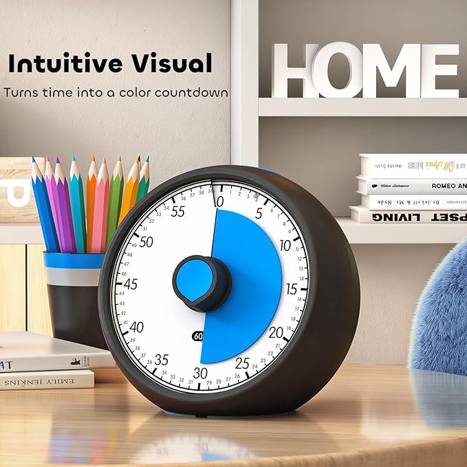 Visual Timer for Kids 60-Minute Countdown Timer