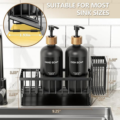 Cisily Kitchen Dish Soap Dispenser Set
