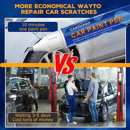 Blue Touch Up Paint for Cars,Car Paint Touch Up Pen for Deep Scratches,Car Scratch Repair Pen Auto Scratch Remover for Easy to Use and Fix(Harbor Glow Metallic)