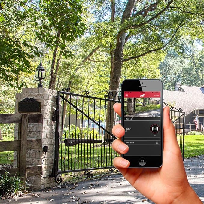 Mighty Mule Gate Opener, Solar and Smart Ready, Heavy Duty Automatic Gate Opener