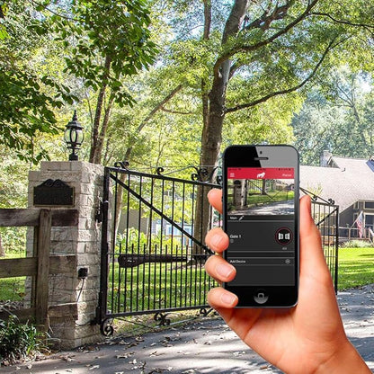 Mighty Mule Gate Opener, Solar and Smart Ready, Heavy Duty Automatic Gate Opener