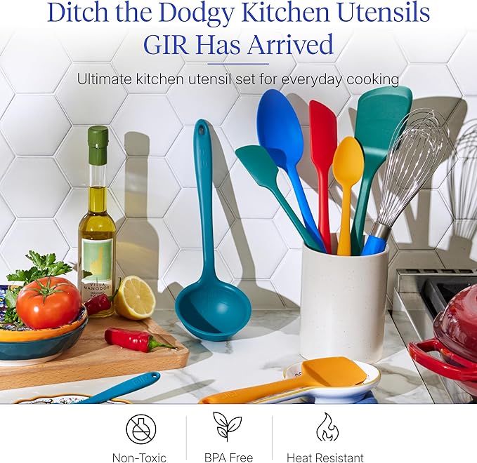 GIR: Get It Right 10-Piece Silicone Ultimate Kitchen Utensil Set – Spatulas