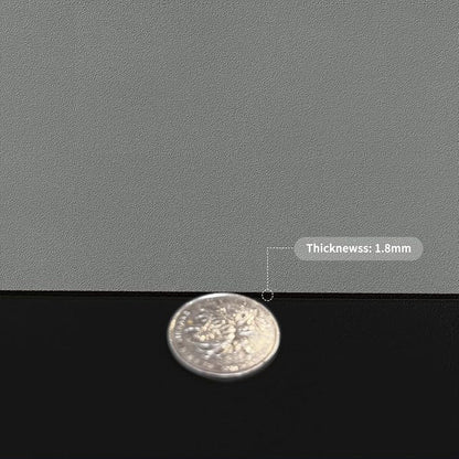 Leather Table Cover,1.8mm Thick,42x78 Inch Table Protector,Table Protector for Dining Room Table,Dining Table Cover,Table Cover Protector.(Black+Gray,42x78)
