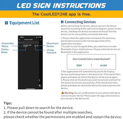 RAYHOME Scrolling Huge Bright Advertising LED Signs, Flexible USB 5V LED Store
