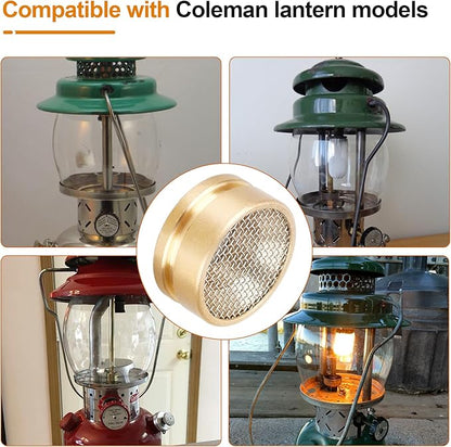 Burner Cap and Screen for Coleman Lanterns Replacement Parts,2423231 Camping Lantern Accessories Compatible with Coleman Lantern 639.236.237.249