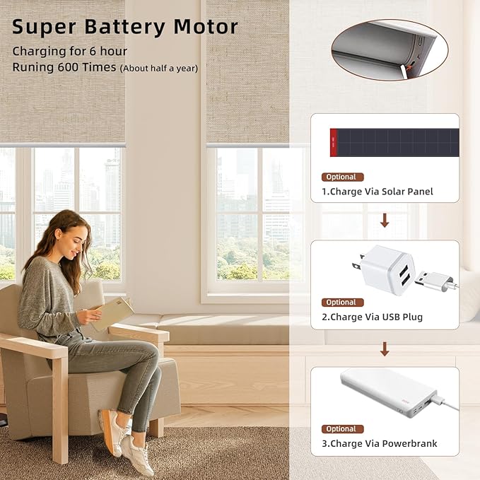 Motorized Blinds Roller Shade
