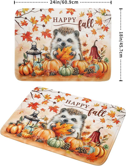 Happy Fall Dish Drying Mat