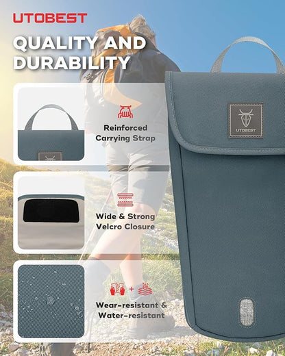 Insulated Insulation Bag, Fits 2L&3L Hydration Water Bladders, Lightweight & Water Resistant, Bladder is NOT Included