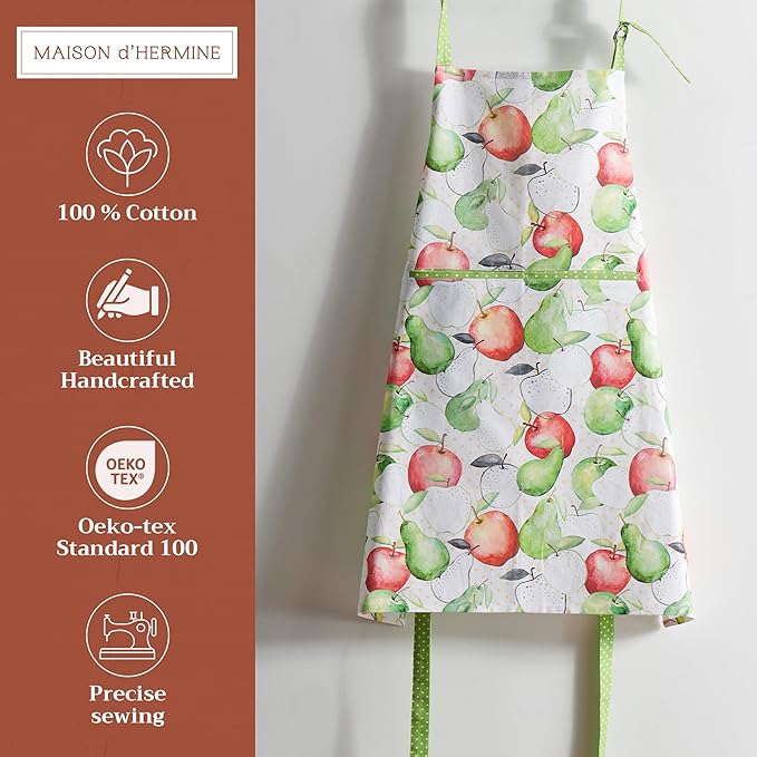 Maison d' Hermine 100% Cotton Apron