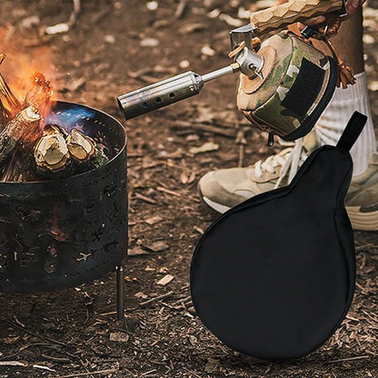 2pcs Lightweight Cast Iron Skillet Bags for 8/10/12in Pans – Waterproof with Hanging Loop, Camping Storage