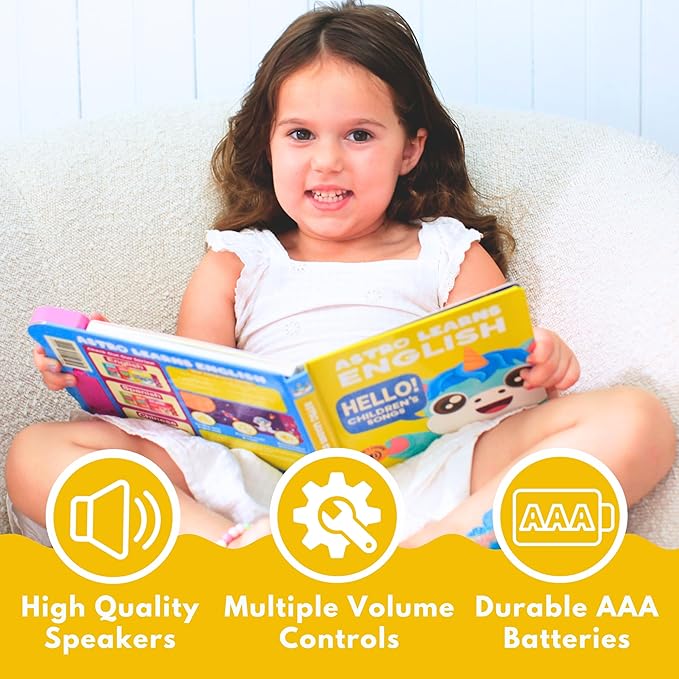 Children's Songs: Musical Toys & Interactive Sound Book for Toddlers 1-3, Baby’s First Year Music Book Gift, Singing Book for 1 Year Old Toddler & Kids, Nursery Rhymes Musical Books & Educational Toy
