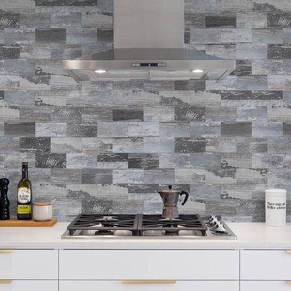 Vamos Tile 100-Piece Peel and Stick Backsplash Seamless Tile, Stick on