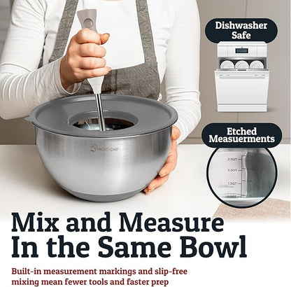 Priority Chef Stainless Steel Mixing Bowls