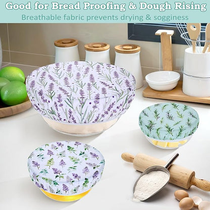 5-Size Reusable Beeswax Bowl Covers