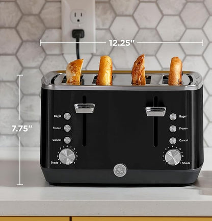 GE 4 Slice Toaster | Extra Wide Slots