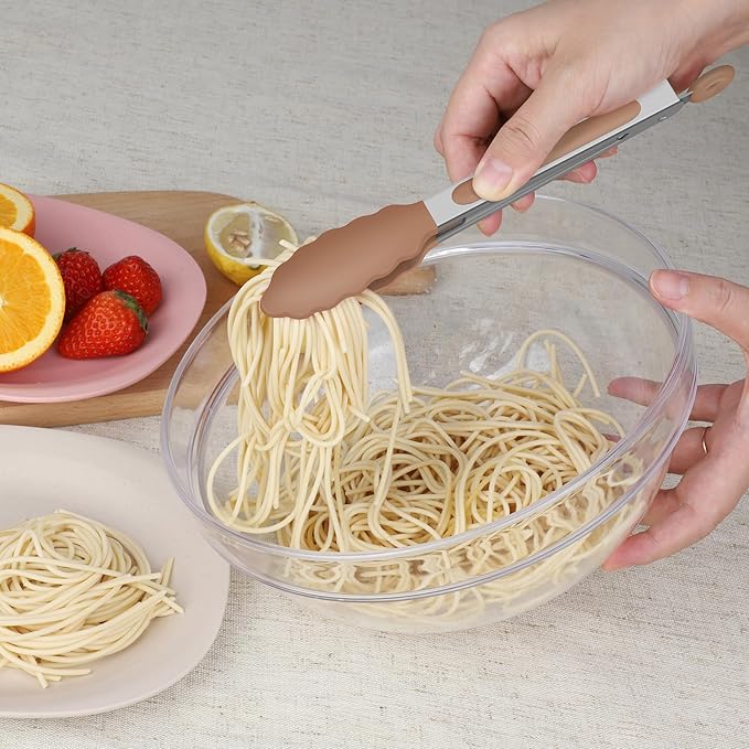 Hotec Mini Silicone Kitchen Tongs