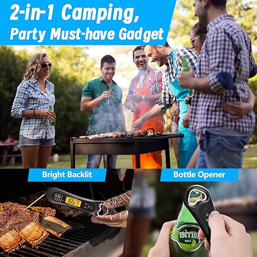 Meat Thermometer Digital, Instant Read Meat Thermometer