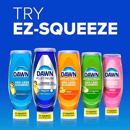 Dawn Ultra EZ-Squeeze Dish Soap,Dishwashing Liquid,Original,22oz,(Pack of 6)