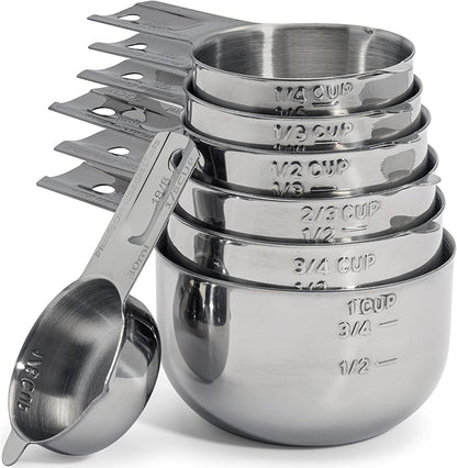 Hudson Essentials Stainless Steel Measuring Cups Set